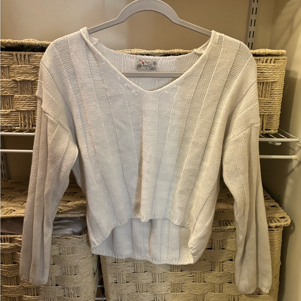 Cream sweater